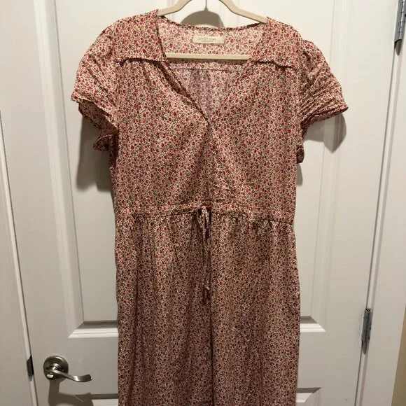 Christy Dawn Simple Dawn in Maroon Calico L - Picture 1 of 5